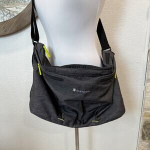 Sherpani Force Wellness Shoulder Crossbody Bag Travel Gym Gray Black Green
